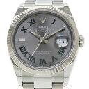 ロレックス デイトジャスト36 スレートローマン 36mm 126234 メンズ 腕時計【Aランク】【中古】