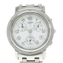 エルメス クリッパークロノ 38mm CL1.910 メンズ 腕時計【Aランク】【中古】