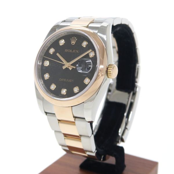 ロレックス デイトジャスト 36mm 116201G メンズ 腕時計【Aランク】【中古】