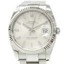 ロレックス オイスターパーペチュアルデイト 34mm 115234 メンズ 腕時計【Aランク】【中古】