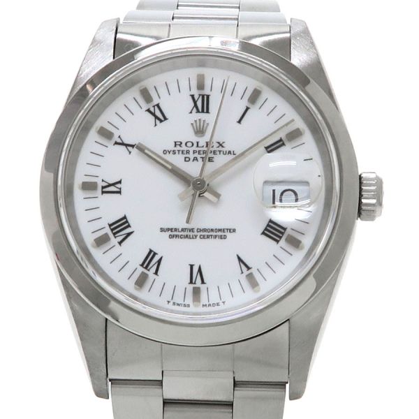 ロレックス オイスターデイト 34mm 15200 メンズ 腕時計【Aランク】【中古】