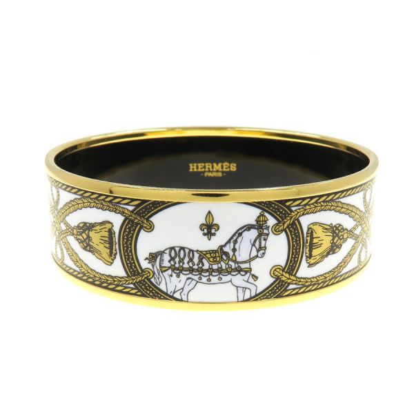 エルメス エマイユバングルGM 【Bランク】【中古】