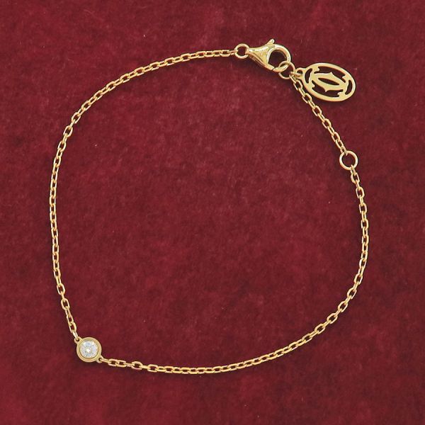 カルティエ ダムール(ディアマンレジェ)ブレスレット/SM 【無料ギフトラッピング】【Aランク】【中古】