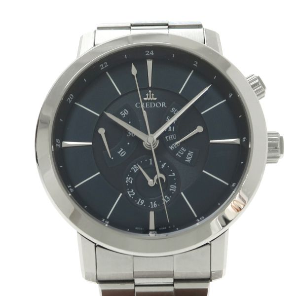 セイコー クレドール ノード デイデイト 41mm GCBT995 メンズ 腕時計【Aランク】【中古】