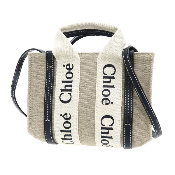 【スーパーセール限定特別価格商品】クロエ WOODY ミニ トートバッグ 【Aランク】【中古】