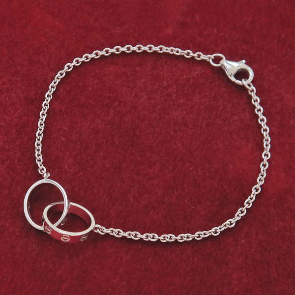 ベビーラブ　ブレスレット CARTIER】カルティエ ベビーラブ ブレスレット 腕周り17.5cm K18