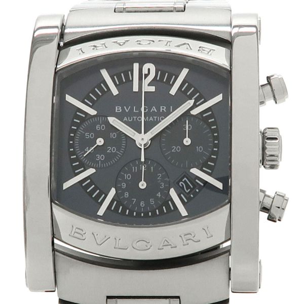 ブルガリ アショーマクロノ W:34×H:44mm AA44SCH メンズ 腕時計【Aランク】【中古】(2)
