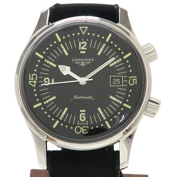 ロンジン レジェンドダイバー 42mm L3.774.4 メンズ 腕時計【Aランク】【中古】