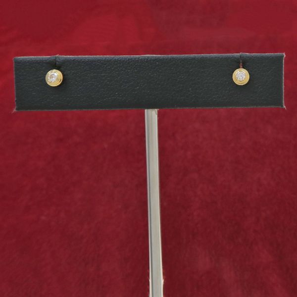 カルティエ ダムール(ディアマンレジェ)ピアス/XS 【無料ギフトラッピング】【Aランク】【中古】