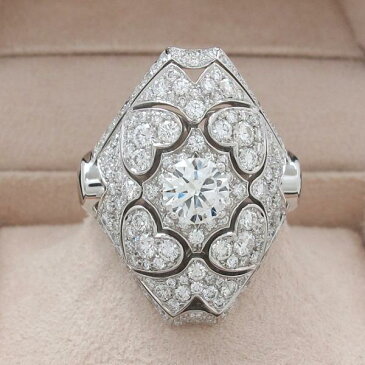 ブルガリ ジャルディーニイタリアーニリング/D1.00ct#16.5 【無料ギフトラッピング】【Aランク】【中古】