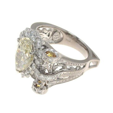 梶光夫 Dラインダイヤリング/D3.01ct#15 【無料ギフトラッピング】【Aランク】【中古】