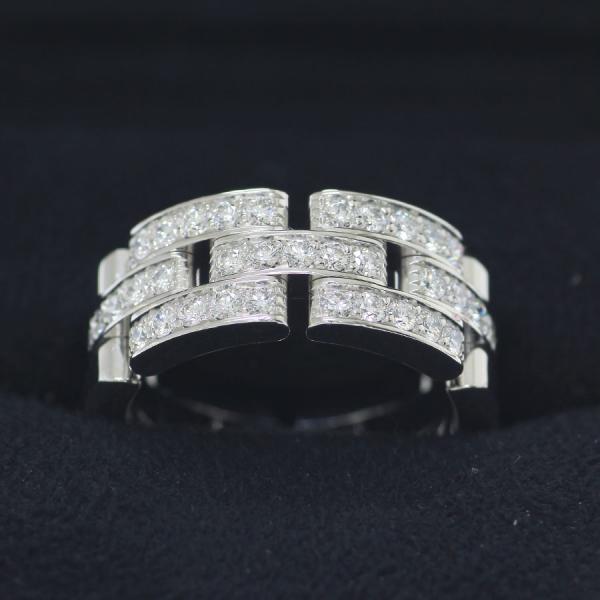 カルティエ マイヨンパンテールリング/3連/ハーフダイヤ#52(日本サイズ11号近辺) 【無料ギフトラッピング】【Bランク】【中古】のサムネイル