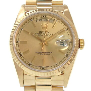 ロレックス デイデイト 36mm 18238 メンズ 腕時計【Aランク】【中古】