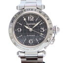 カルティエ パシャCメリディアン 35mm W31079M7 ボーイズ 腕時計【Aランク】【中古】