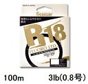 シーガー SEAGUAR バス シーガー R18 フロロリミテッド 100m 3lb 0.8号 