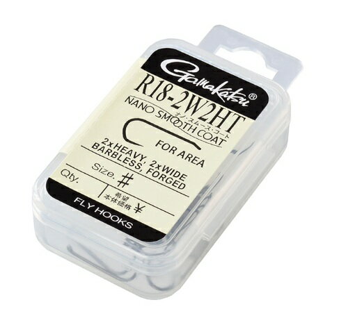 【5枚セット/クリックポスト】 がまかつ(gamakatsu) フライ・毛鈎 R18-2W2HT ナノスムースコート
