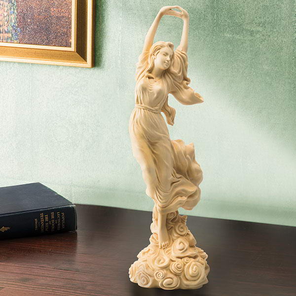 置物 オブジェ 木彫り 本黄楊一杢彫り 陽を浴びて