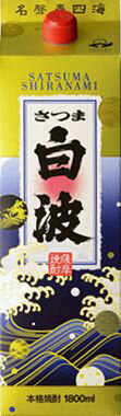 白波　25°パック1．8L