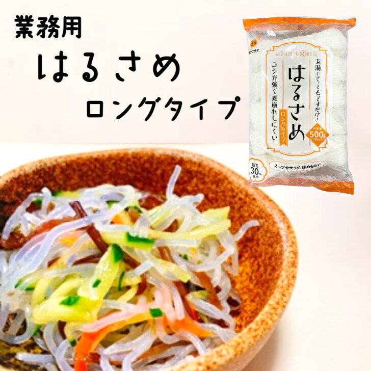 【業務用】サンプラザ はるさめ ロングタイプ 100g×5 乾燥 乾物 春雨 スープ サラダ おかず 小鉢