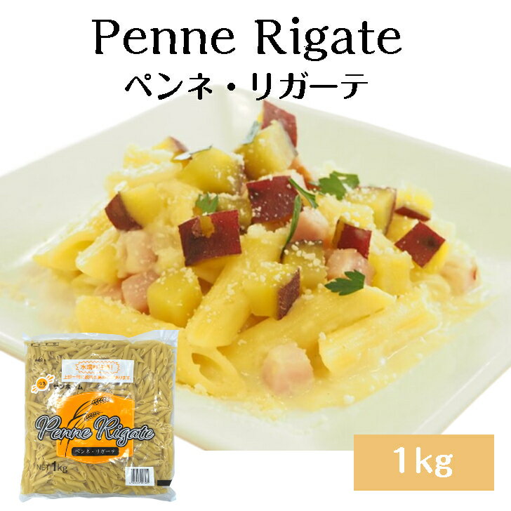 【業務用 パスタ】SH ペンネ・リガーテ 1kg ペンネ パスタ 乾麺 イタリア ショートパスタ マカロニ 大容量 お得 プロ 洋食 もっちり 太め グラタン サラダ フライ おもてなし パーティー