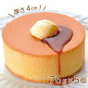 ニップン 窯焼きホットケーキN 76g×5個セット冷凍 ホットケーキ パンケーキ おやつ デザート 朝食 厚焼き 冷凍食品 業務用 ニップン レンジ 自然解凍 ...