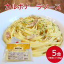 サンホーム カルボナーラソース 140g×5食生クリーム チーズ ベーコン 卵 使用 レトルト スパゲティ ソース グラタン リゾット パスタ スパゲティソース レトルト パスタソース まろやか 濃厚 コク 業務用 家庭用 お買い得 まとめ買い