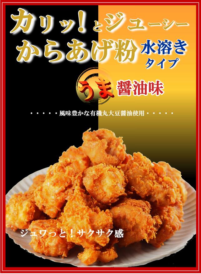 奥本製粉 カリッとジューシー唐揚粉水溶きタイプ（旨醤油味）1kg調味料 からあげ粉...