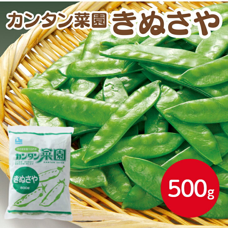 ノースイ カンタン菜園 キヌサヤ 500g自然解凍 きぬさや 絹さや 炒め物 冷凍野菜 おかず サラダ 味噌汁..