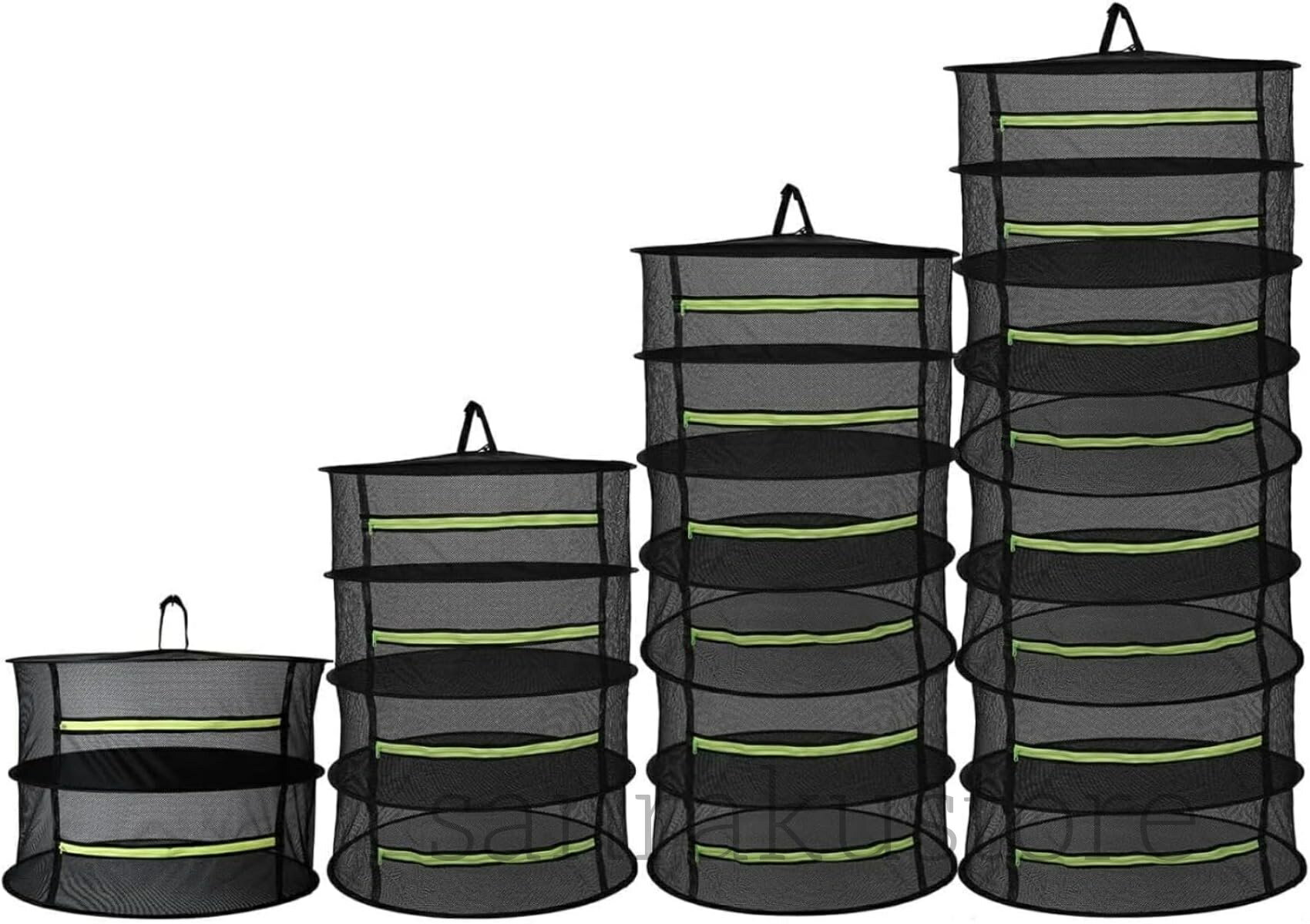 【送料無料】乾燥ネット 折りたたみ式 2層 吊り下げ式 ドライネット 野菜 きのこ ハーブ ドライフルー..