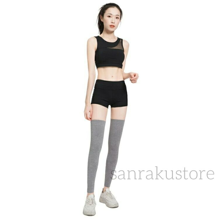 【送料無料】薄手レギンス 冷房対策 軽量 ロングタイプ 3点セット ショート ロング...