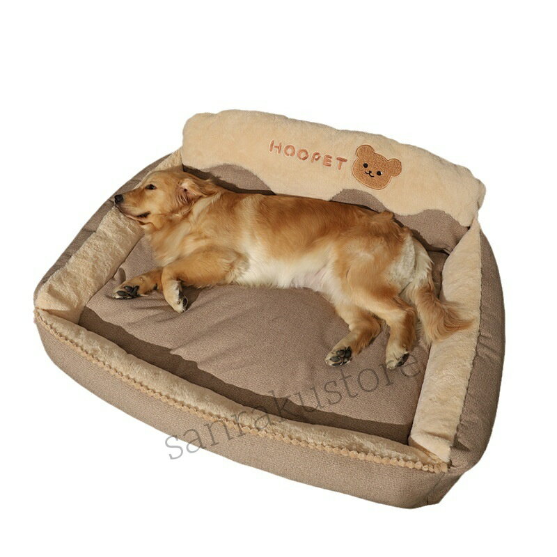 乐天商城 - 【送料無料】ベッドペット 大型犬 ベッド 大型犬ベッドペットベッド 小型犬/中型犬/大型犬 大型犬 犬 クッション ペット 柴犬 マット スクエア型 暖かい 防寒対策 春夏秋冬 上質 インテリアに合う ペットベッド 小型犬 猫 クッション ペット 小型犬 中型犬 大型犬 マット