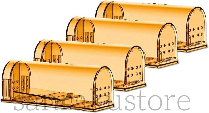 ネズミ捕り カゴ ねずみとり 筒型 ネズミ捕獲器 プラスチック製 再利用可能 ネズミ取りカゴ 殺さず捕る..