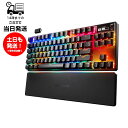 SteelSeries Apex Pro TKL Wireless (2023) US 64865 ゲーミングキーボード スティールシリーズ ラピッドトリガー パソコン キーボード スイッチ調節可能 テンキーレス 無線 ワイヤレス 英語配列 OmniPointスイッチ 有機ELディスプレイ(2)