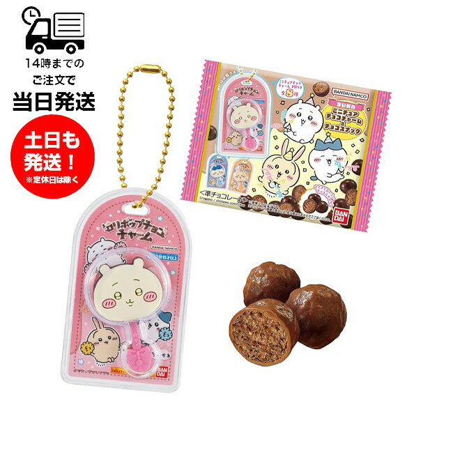 【1BOX販売】1BOX 10個入り ちいかわ ミニチュアチョコチャーム＆チョコスナック 食玩 バンダイ BANDAIのサムネイル