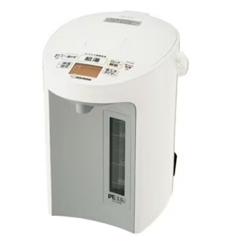 ZOJIRUSHI マイコン沸とうVE電気まほうびん 優湯生 3.0L CV-GV30-WA