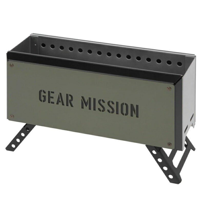 トヨトミ GEAR MISSION ロゴ入り 焚き火台 BF-GM1-G