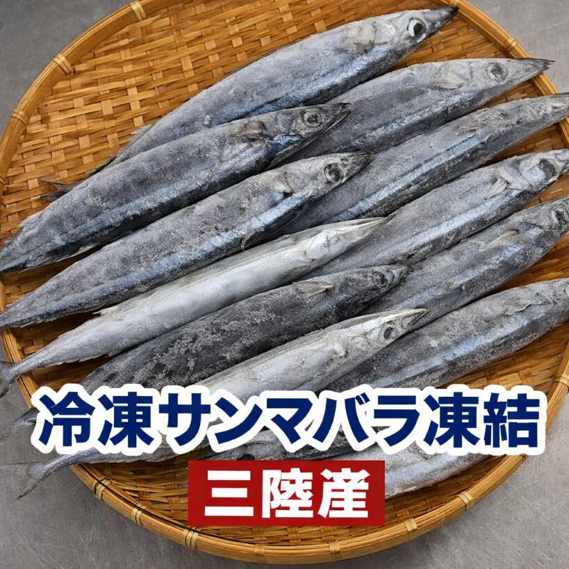 【楽天ランキング受賞】 冷凍サンマバラ凍結　2025年産