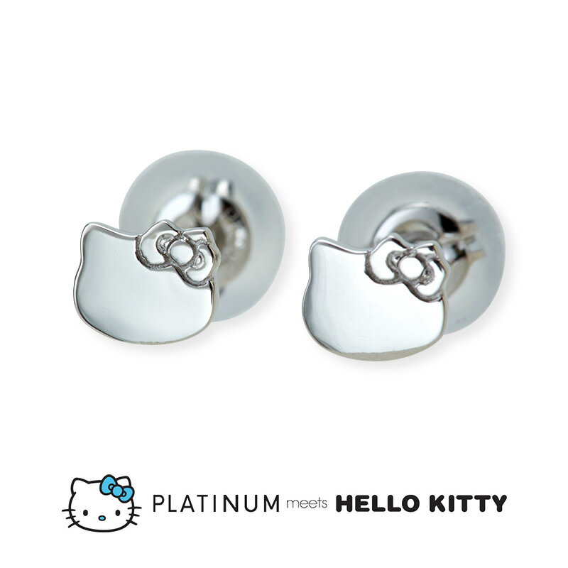 【Hello Kitty】 プラチナ ミーツ ハローキティ ピアス