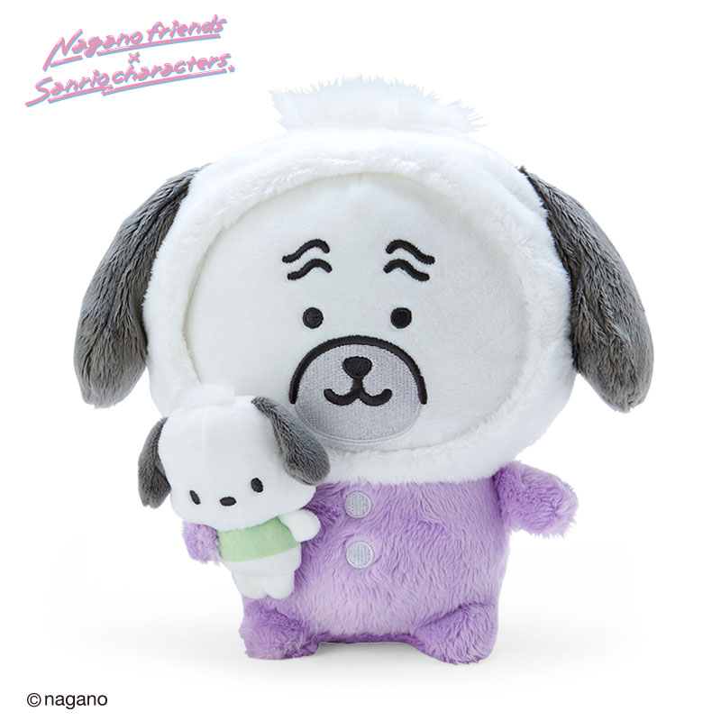 ナガノフレンズ×ポチャッコ ぬいぐるみ（パグさん）のサムネイル