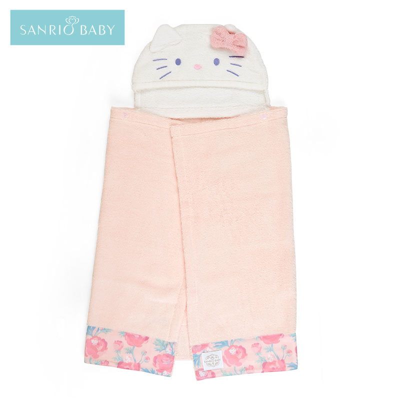 大切なあなたの笑顔が咲きますように☆ 〜Sanrio Baby〜フードを被るだけでかわいいキティになりきり★花の中でかくれんぼをするキャラクターが楽しそう♪■サイズ約幅90×高さ55cm※フード部分除く■主な素材・原料綿100%●お風呂上がりにさっと着せられる優しい肌触りのポンチョ●乳児期から3才前後まで長く使える仕様●パイル部分にオーガニックコットンを使用（最低3年以上、無農薬農法を継続した農地で、有機栽培された地球環境にも人にもやさしいコットンです）●留め具はエコテックス認証済みのものを使用●ネームタグ付き（長く使えるようにダブルネーム仕様）※総柄デザインの部分は、商品によって柄の出方が若干異なります。■洗濯方法洗濯機可（ネット使用）※必ず洗濯方法をご確認ください。■原産国ベトナムSanrio Original