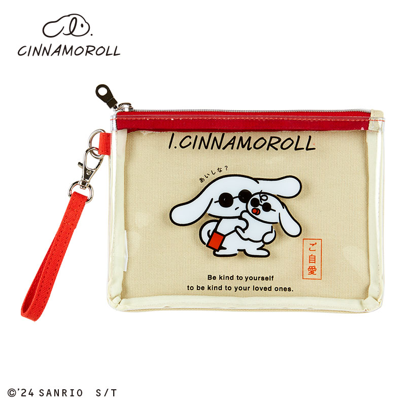 I.CINNAMOROLL（アイシナモロール） フラットポーチ ベージュのサムネイル