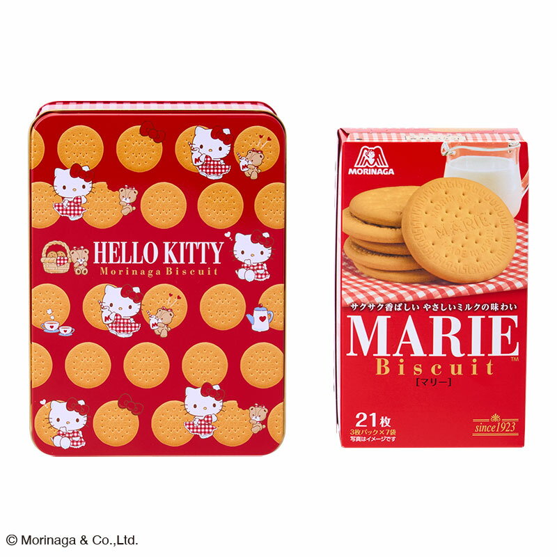 森永ビスケット×ハローキティ マリービスケット&缶のサムネイル