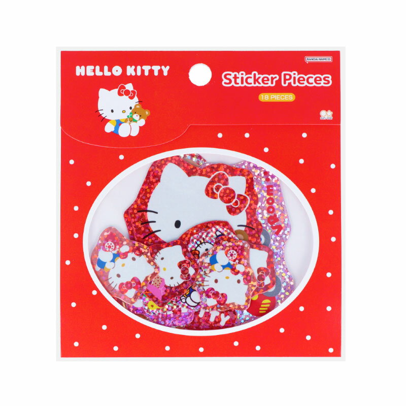 ハローキティ ピースシール（ドット）