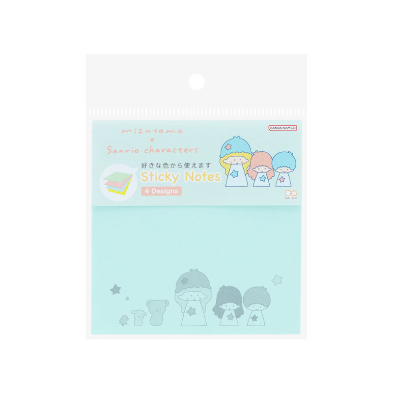 サンリオキャラクターズ mizutama 付箋メモ グリーンのサムネイル