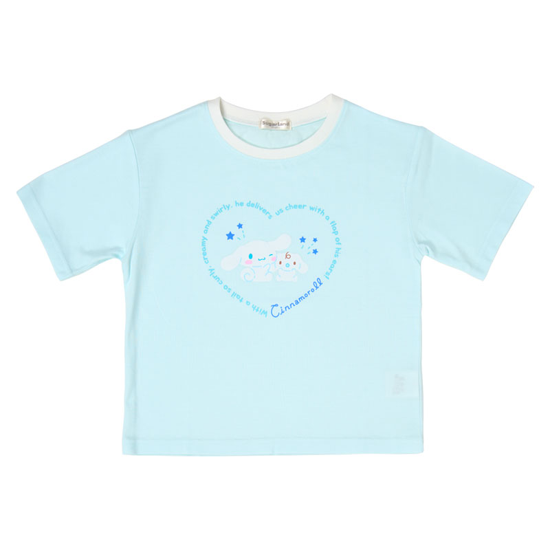 シナモロール キッズ半袖Tシャツ ライトブルー 130cmのサムネイル