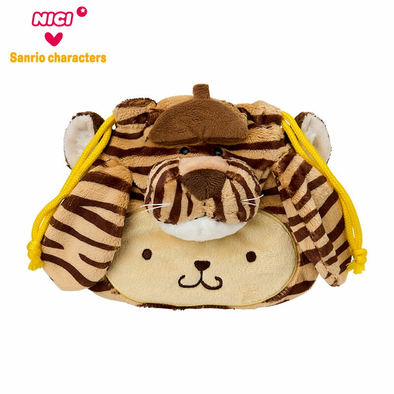 NICI×ポムポムプリン フィギュアフェイスポーチ