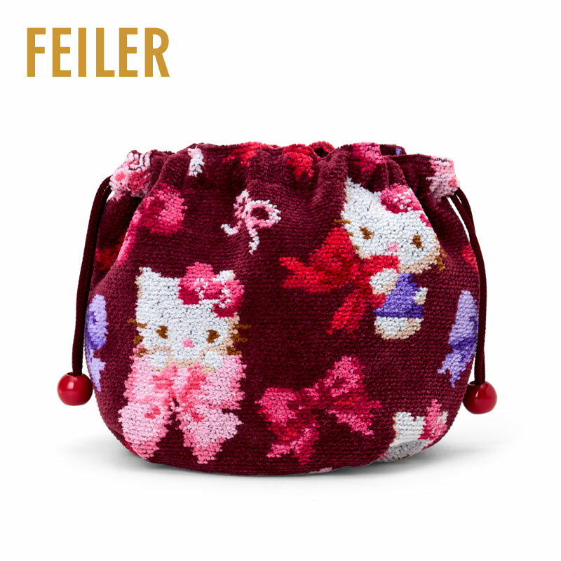 ハローキティ フェイラー 巾着（リボン）のサムネイル