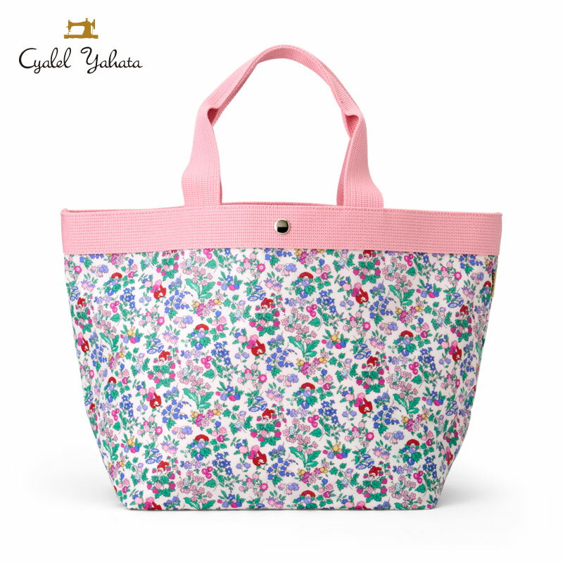 マイメロディ リバティ・ファブリックス トートバッグL（フラワー） ホワイトのサムネイル