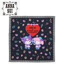 マイメロディ&クロミ ANNA SUI ハンカチ(ネオン)