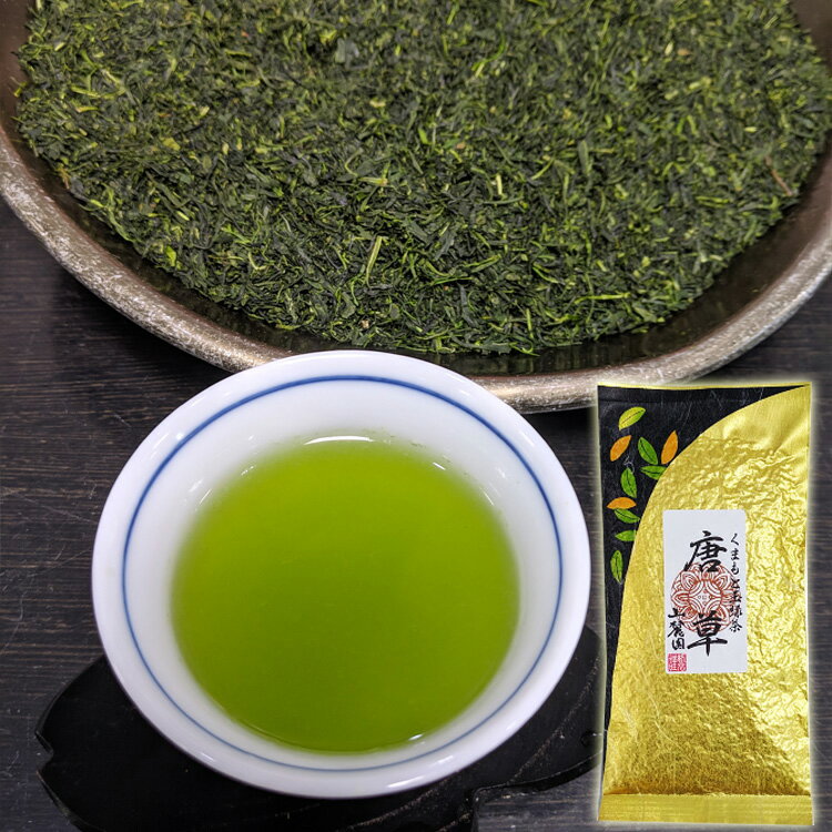 【店内2点購入 P5倍！3点10倍!!】【 半額 】 2024年 新茶 お茶 熊本産ぐり茶 唐草 100g 【 熊本 茶葉 】【 煎茶 】【 緑茶 】【 ぐり茶 】【 玉緑茶 】【 日本茶 】【 香典返し 】 お茶葉 お茶の葉 カテキン 免疫 球磨 八代 人吉 訳あり